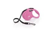 Hundar - Flexi New CLASSIC XS Tape Leash 3m 12kg Pink - H7845P