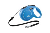 Hundar - Flexi New CLASSIC M Leash 8 m blue - H7844L