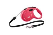 Hundar - Flexi New CLASSIC S  Leash 8 m red - H7843R