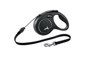 Hundar - Flexi New CLASSIC M Leash 5 m black - H7842S