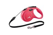 Hundar - Flexi New CLASSIC M Leash 5 m red - H7842R