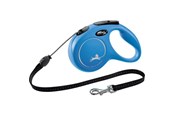 Hundar - Flexi New CLASSIC M Leash 5 m blue - H7842L