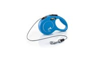 Hundar - Flexi New CLASSIC XS Cord Leash 3m 8kg Blue - H7840L