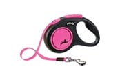 Hundar - Flexi New Neon S Tape 5 m (black/neon pink) - H7831P