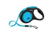 Hundar - Flexi New Neon S Tape 5 m (black/neon blue) - H7831L