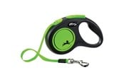 Hundar - Flexi New Neon Tape Leash Green 15kg 5M - H7831G