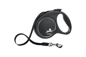 Hundar - Flexi Black Design L leash 5 m 50 kg black - H78016S