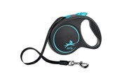 Hundar - Flexi Black Design L leash 5 m 50 kg blue - H78016L