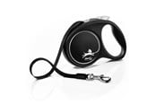 Hundar - Flexi Black Design M leash 5 m 25 kg black - H78015S