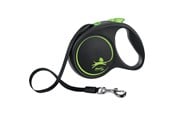 Hundar - Flexi Black Design M leash 5 m 25 kg green - H78015G