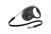 Hundar - Flexi Black Design M leash 5 m 20 kg pink - H78013P