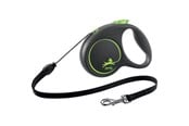 Hundar - Flexi Black Design M leash 5 m 20 kg green - H78013G