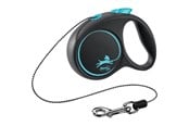 Hundar - Flexi Black Design XS leash 3 m 8 kg blue - H78011L