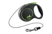 Hundar - Flexi Black Design XS leash 3 m 8 kg green - H78011G