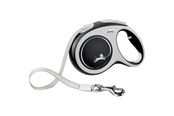 Hundar - Flexi New Comfort L Tape Leash 5m 60kg Black - H78009S