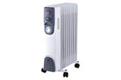Uppvärmning och kylutrustning - Gripo Oil radiator 2000W with 9 ribs and timer, Grey - 5704587036609
