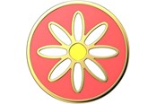 Andra mobiltillbehör - PopSockets Enamel Quaint Daisy Coral - 802345
