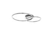 Lampor - EGLO PALMAVES 1 ceiling light  satin nickel - 75555