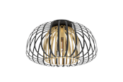 Lampor - EGLO ENCINITOS ceiling lamp black/gold - 99664