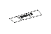 Lampor - EGLO ALTAFLOR ceiling lamp LED black - 99789