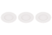 Lampor - EGLO FUEVA 5 recessed spot Ø86mm 3000K 3-step dimming 3-pack white - 31172