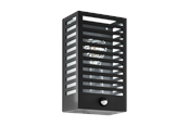 Lampor - EGLO ALAMONTE 3 outdoor wall lamp with sensor black - 900137