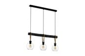 Lampor - EGLO RODING long table pendant black/brown - 43618