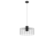 Lampor - EGLO MILLIGAN pendant Ø480 mm black - 43628