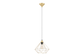 Lampor - EGLO TARBES pendant light Ø325 mm brushed brass - 43679