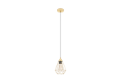 Lampor - EGLO TARBES pendant light Ø175 mm brushed brass - 43681