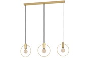 Lampor - EGLO MANIZALES long table pendant brushed brass - 98835