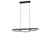 Lampor - EGLO BOYAL pendant LED black/brown - 99625