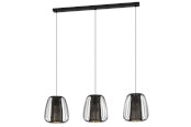Lampor - EGLO CURASAO long table pendant black/gold - 99662