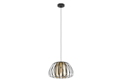 Lampor - EGLO ENCINITOS pendant light black/gold - 99666