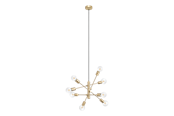 Lampor - EGLO GRADOLI 1 pendant brushed brass - 99811