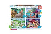 Pusselspel - Educa Pussel Multi 4 Disneyklassiker Trä - 80-18105