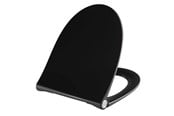 Toaletter, säten, bidé och reservdelar - Pressalit Sway norden toiletseat black polygiene with sc - 1030111-DH5999