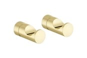 Badrumstillbehör - Damixa Towel hook (2 pcs) polished brass - 483067700