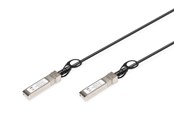 Nätverkskabel - DIGITUS 10G SFP+ DAC Cable - 1m - Svart - 1m - DN-81221