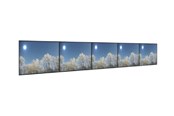 Väggfäste, AV-Möbel - HI-ND Videorow - mounting kit - for 5x1 video wall (landscape) - Max 60 kg - recommended for 43" - VR4300-0501
