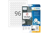 Papper, Fotopapper & Etiketter - HERMA Removable labels A4 Ø 20 mm white Movables® technology - 4386