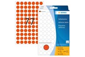 Papper, Fotopapper & Etiketter - HERMA 2232 Multi-purpose labels / colour dots Ø 13 mm round red permanent adhesion for hand lettering - 2232