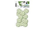 Decoration - HERMA decoration adhesive - mini soccer ball - 3 cm diameter - plastic (pack of 12) - 15025