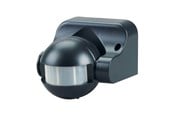 Rörelsesensorer och skymningsbrytare - Gripo Motion sensor 180° IP44, Black - 5709119110352