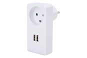 Switch-enheter - Gripo Socket with 2 USB ports 3,5A, White - 5709119075118