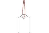 Papper, Fotopapper & Etiketter - HERMA Strung marking tags - name badge labels - 1000 label(s) - 15 x 24 mm - 6902