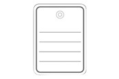 Papper, Fotopapper & Etiketter - HERMA Merchandise tag - name badge labels - 1000 label(s) - 48 x 65 mm - 6840