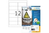 Papper, Fotopapper & Etiketter - HERMA Weatherproof outdoor film labels A4 99.1 x 42.3 mm white - 9538