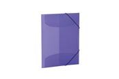 Mappar och Skrivplattor - HERMA Elasticated folder A4 PP translucent violet - 19581