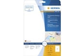 Papper, Fotopapper & Etiketter - HERMA Transparent film labels matt A4 210 x 297 mm weatherproof permanent adhesion - 4585
